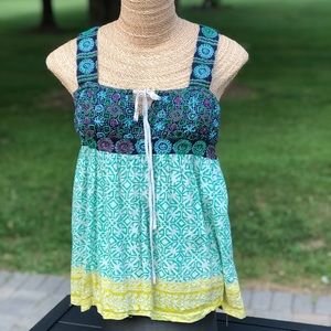 Free People shoelace string tank